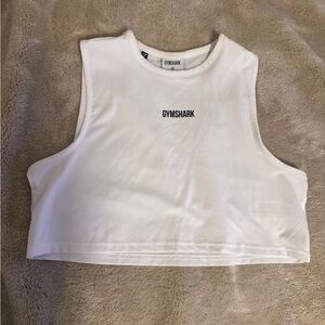 Gymshark Women's White Crop Top